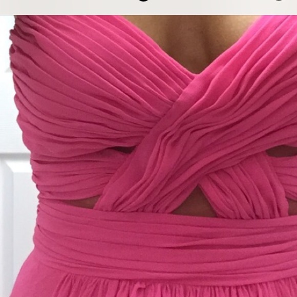 Stunning Cache Prom/Holidays High- Low Pink Dress - Picture 2 of 3